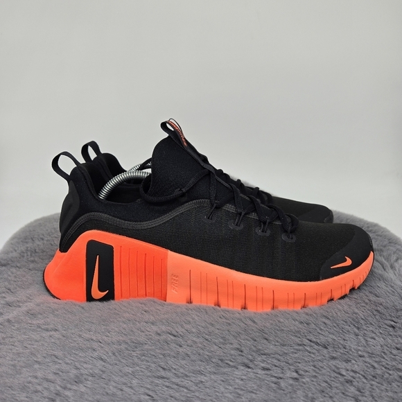 New Nike Free Metcon 6 \'Black Hyper Orange\' Men\'s Workout Shoes Size 11 main image 5